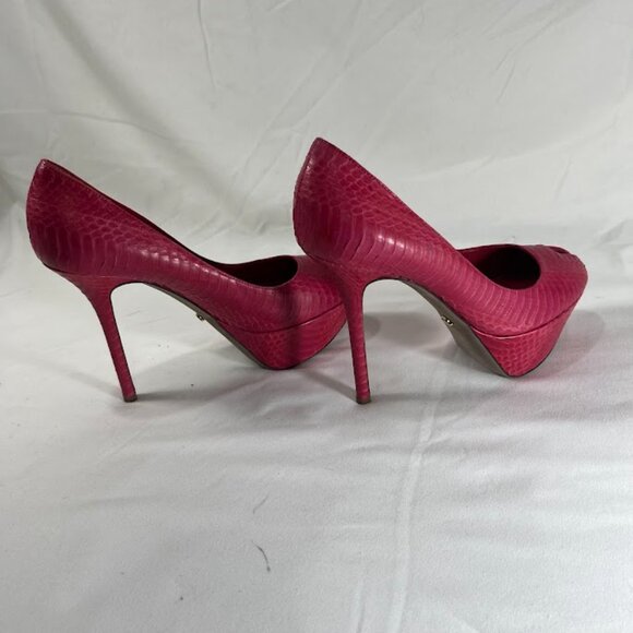 Sergio Rossi Platform Python Shoes - Size 37 1/2 - New without box - Picture 3 of 7